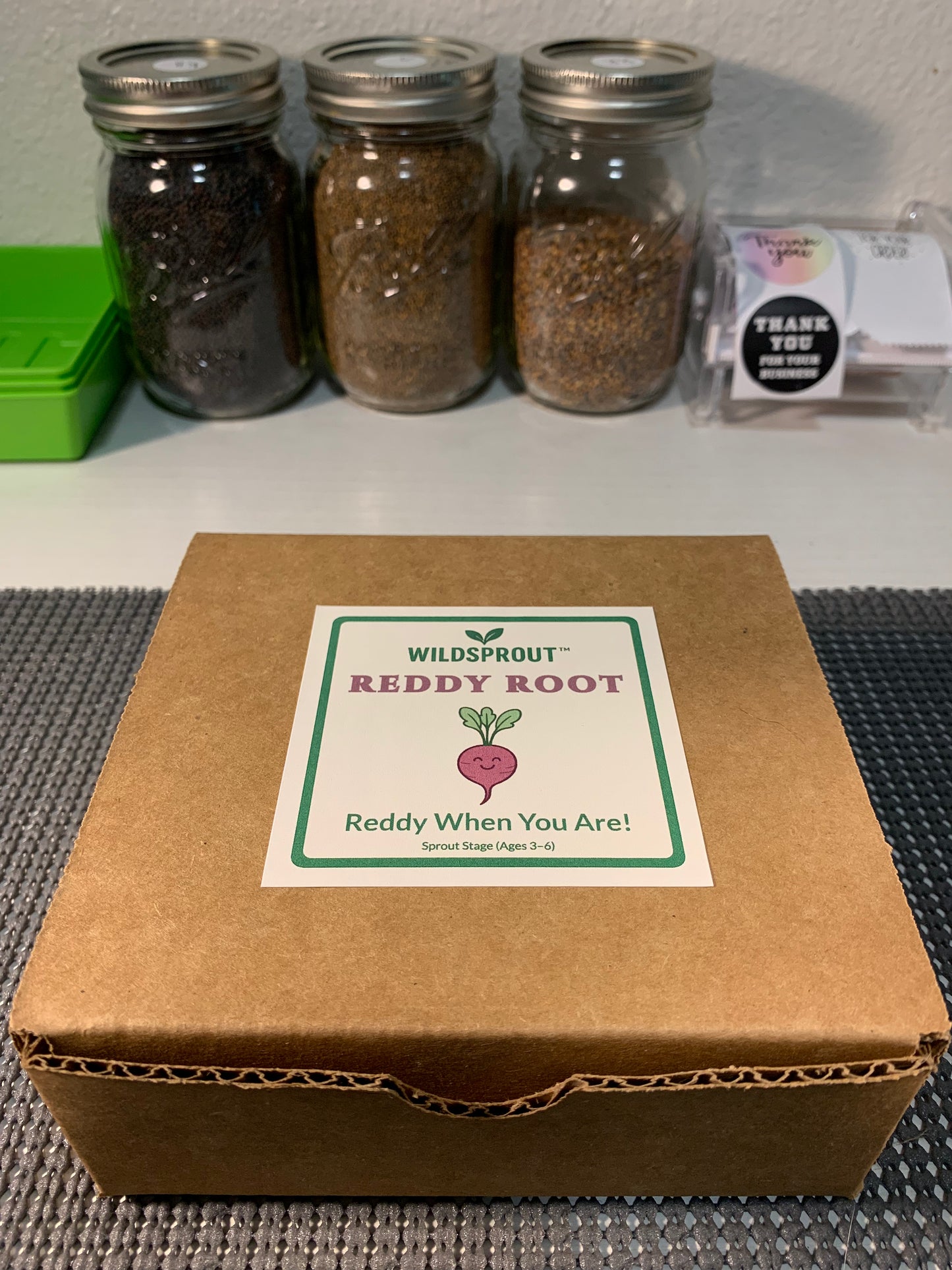 Wildsprout Microgreens Kit – Reddy Root (Radish)